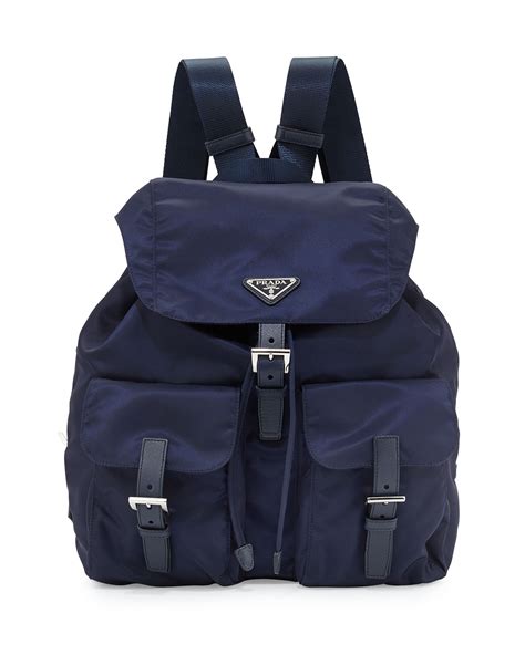 prada backpack blue|Prada black backpack small.